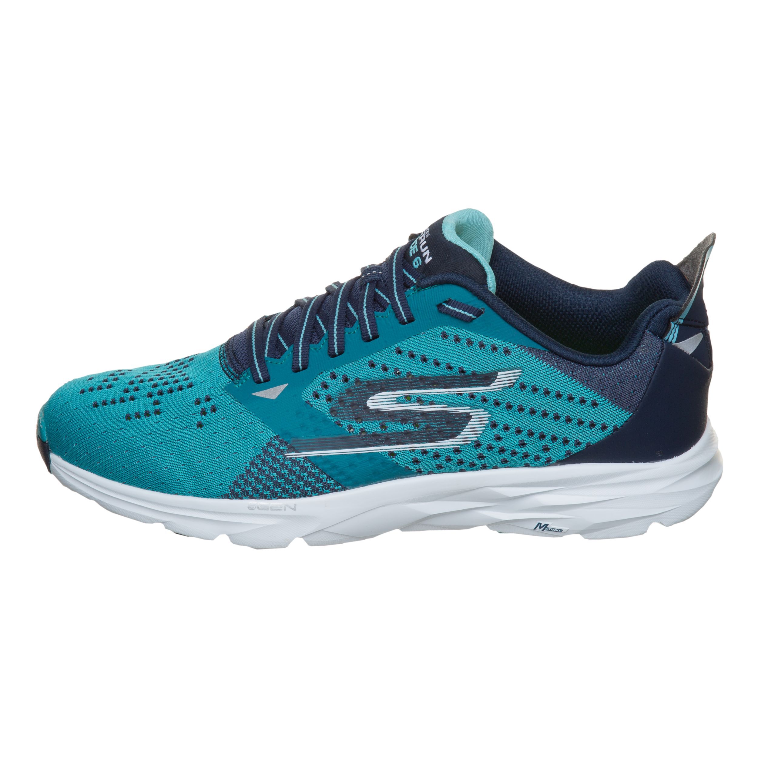Acheter Skechers Go Run Ride 6 Chaussure De Running Sans Stabilisateurs Femmes Turquoise Blanc en ligne Running Point FR