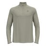 Essential 1/2 Zip Maillot de course Hommes-gris