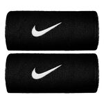 Vêtements Nike Nike Swoosh Doublewide Poignet Pack De 2 Unités-Noir,Blanc