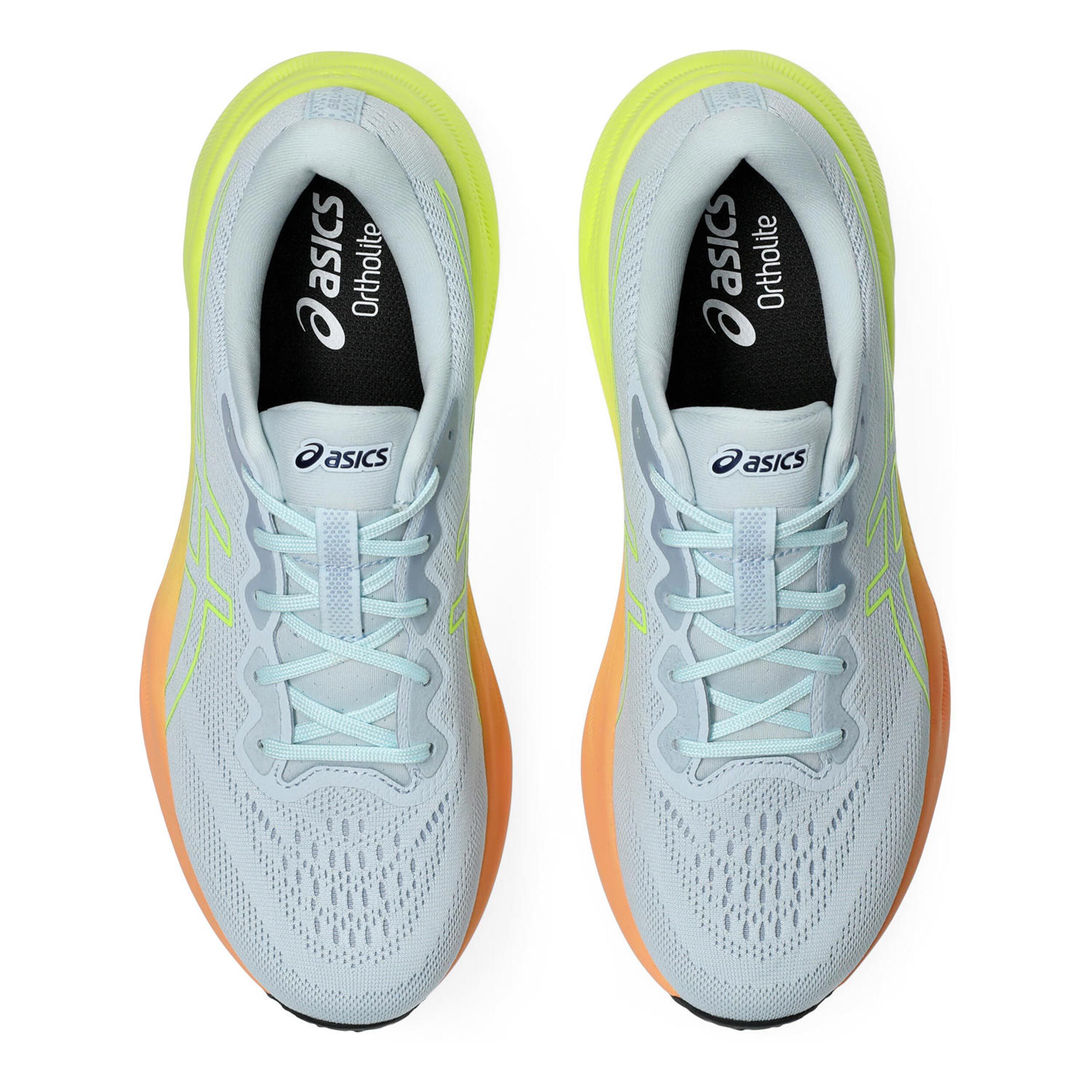Acheter ASICS Gel Pulse 15 Paris Chaussure De Running Sans Stabilisateurs Hommes Gris Jaune en ligne Running Point FR