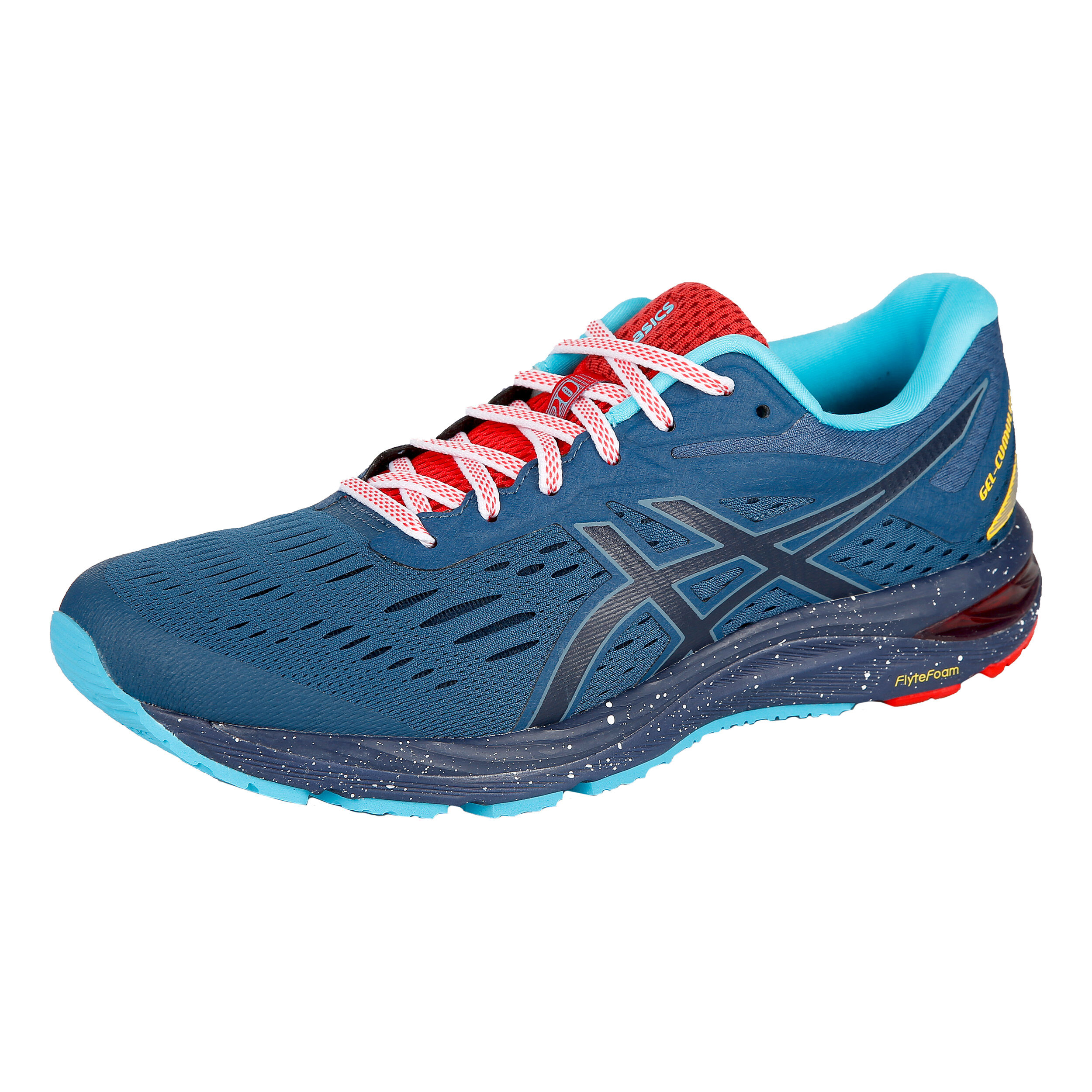 Acheter ASICS Gel Cumulus 20 LE Chaussure De Running Sans Stabilisateurs Hommes Bleu Fonce Noir en ligne Running Point FR