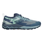 Chaussures de running Mizuno Mizuno Wave Ibuki 5 Chaussure Trail Hommes-Bleu Petrol, Bleu Foncé