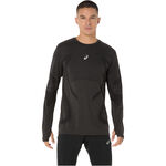 Vêtements ASICS ASICS Road Seamless Maillot De Course Hommes-Noir