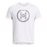 Run Everywhere Wreath Maillot de course Hommes - blanc, gris