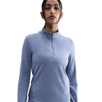 Vêtements Nike Nike Swift Half-Zip Maillot de course Femmes - bleu gris, argent
