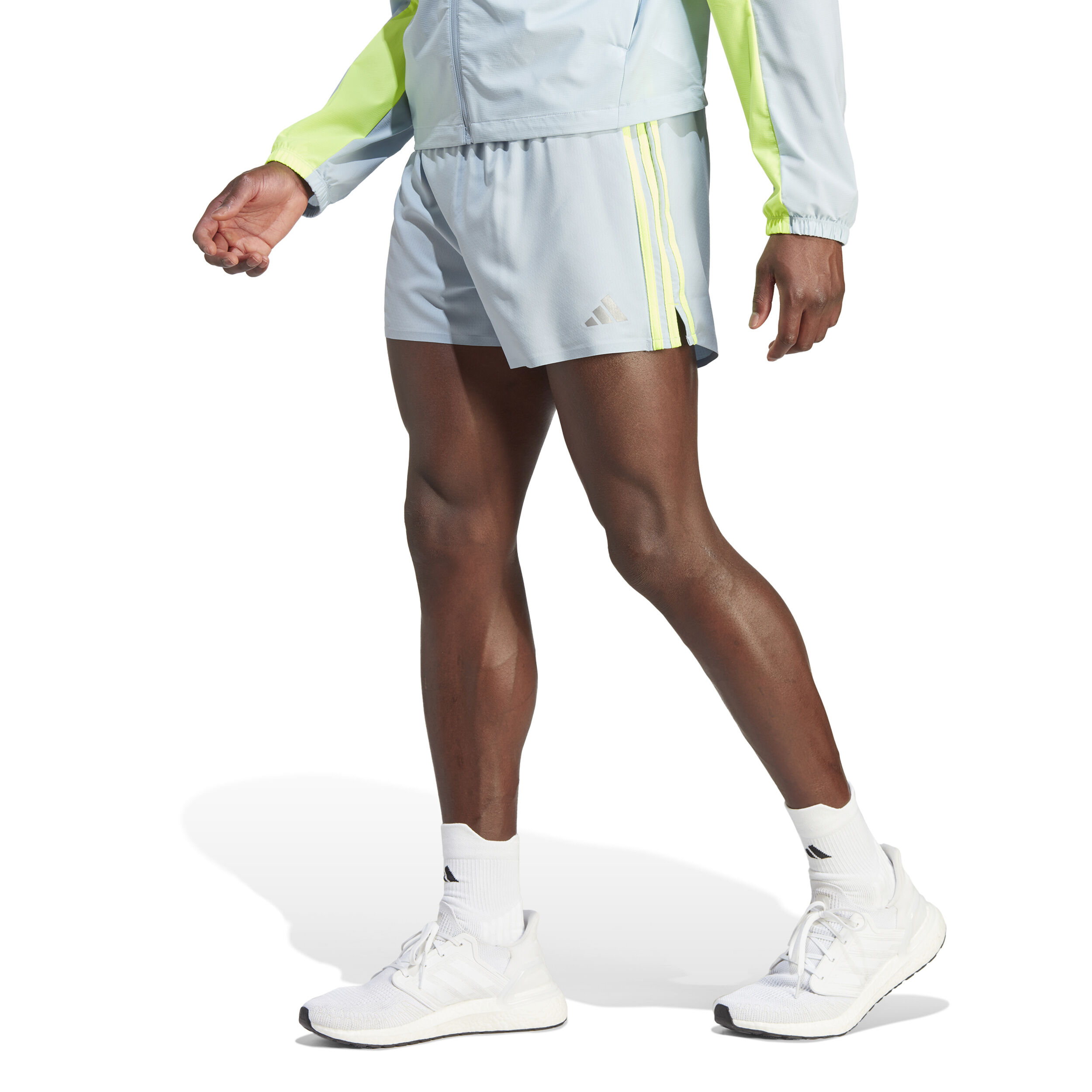 Acheter adidas BTN Short De Running Hommes Bleu Clair Vert en ligne Running Point FR