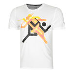 Vêtements Puma Puma Run Faster Icons Graphic Maillot De Course Hommes-Blanc,Multicouleur