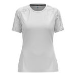 Vêtements Odlo Odlo Essential Print Crew Neck Maillot De Course Femmes-Blanc