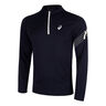 Icon 1/2 Zip Maillot De Course Hommes-Bleu Fonc&eacute;